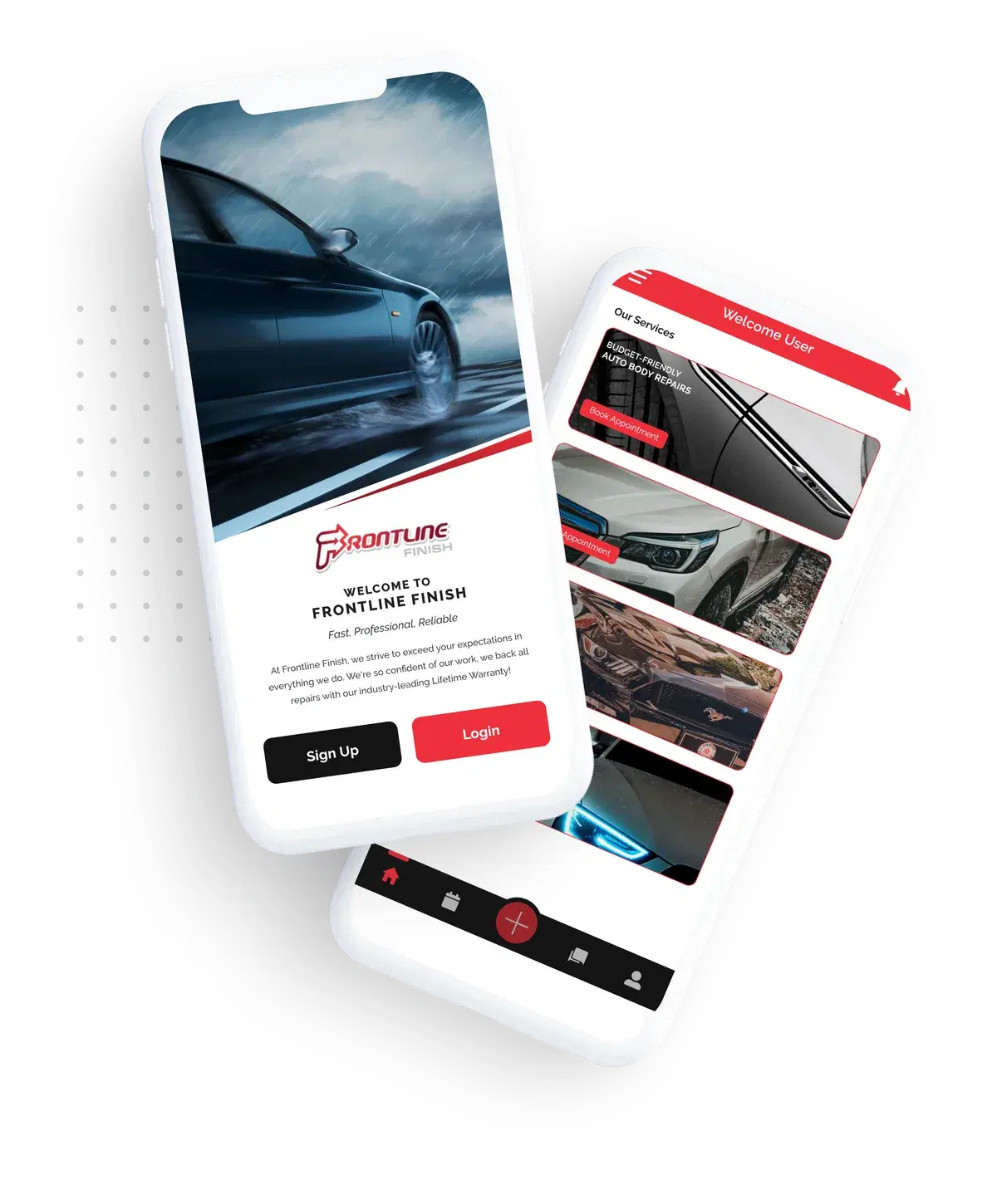 Frontline Finish app