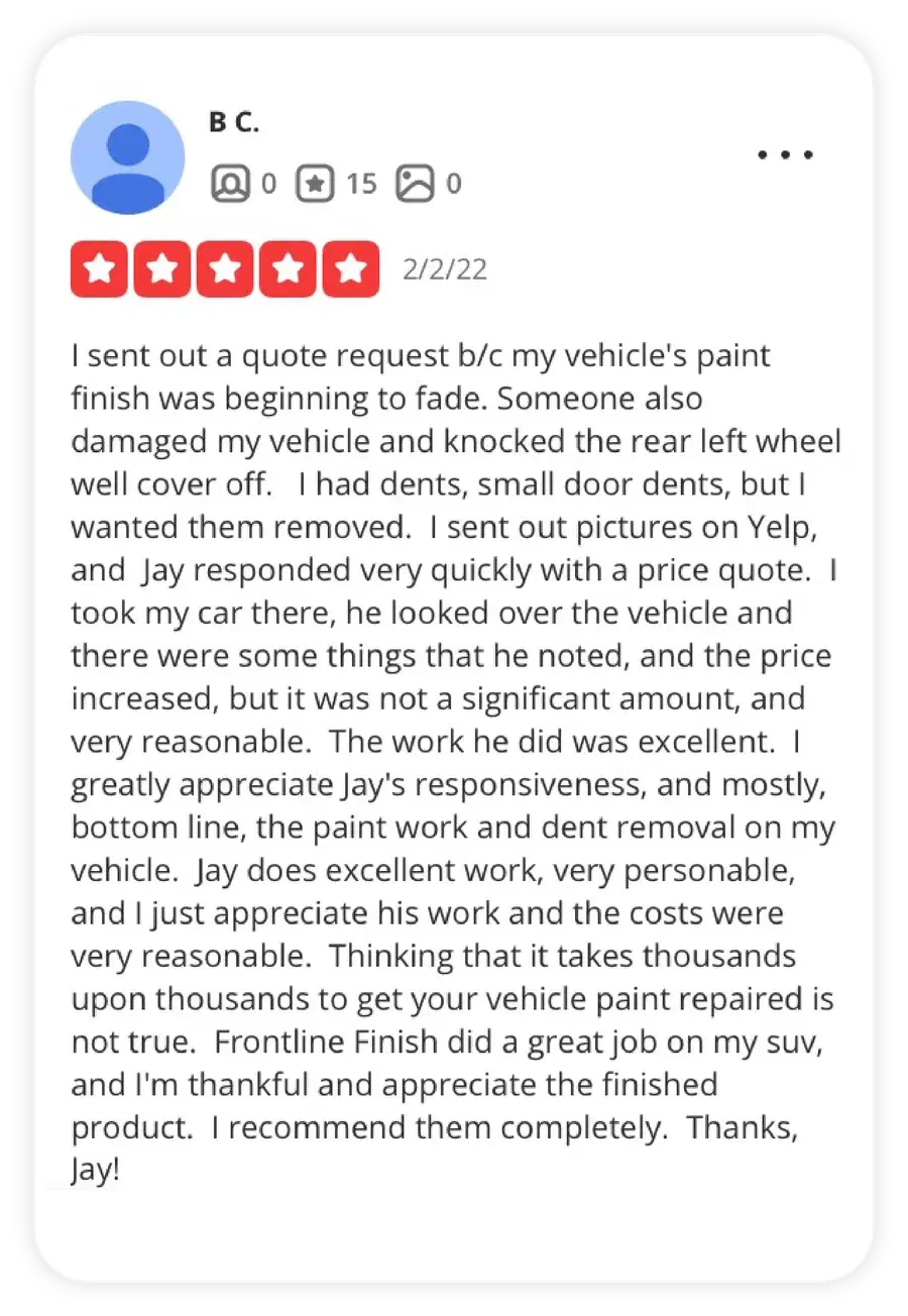 Customer review 2