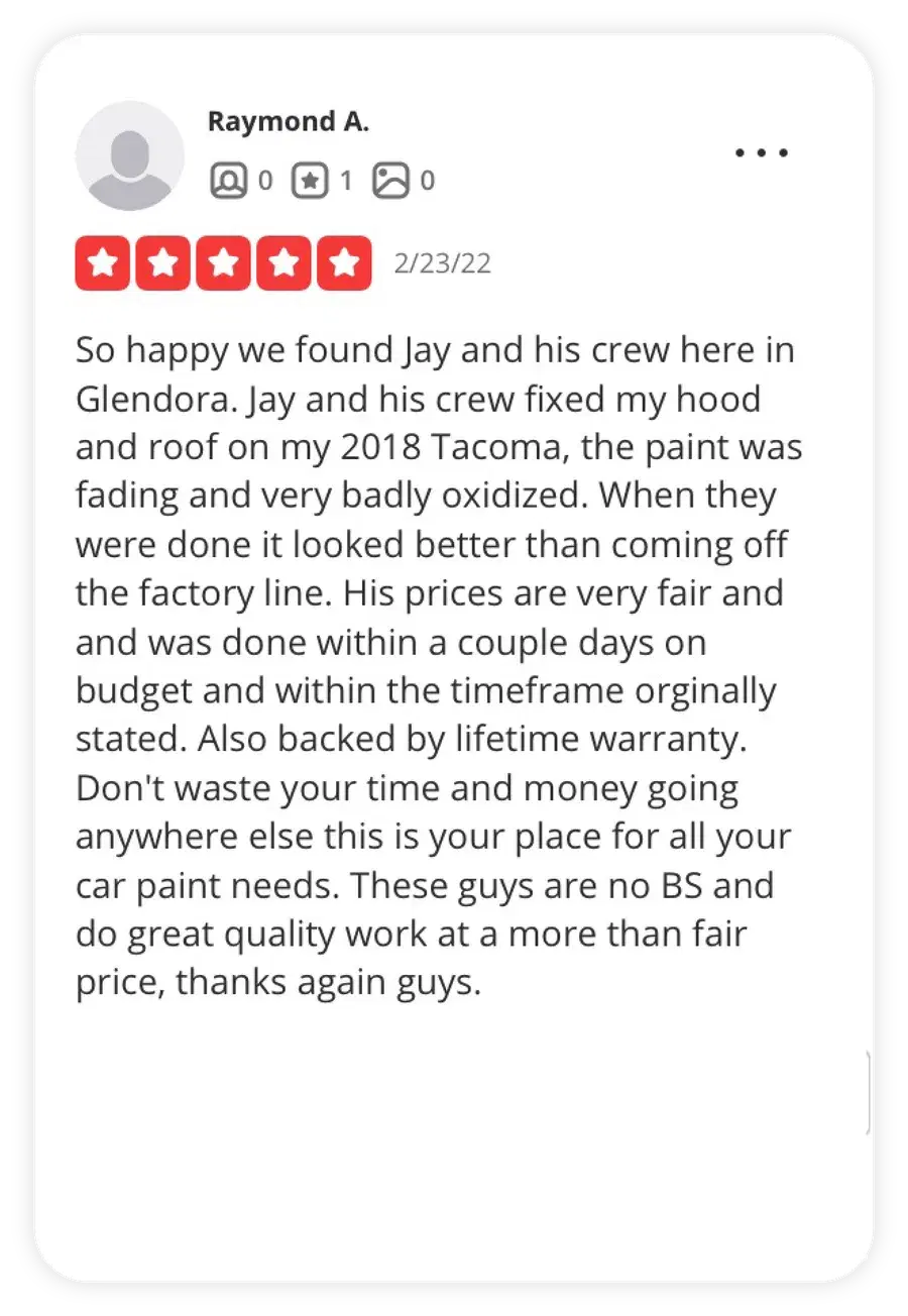 Customer review 6